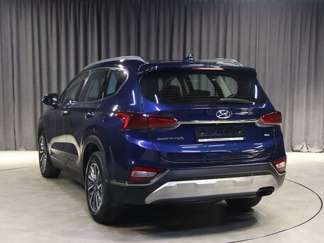 2020 Hyundai Santa Fe IV, синий, 2599000 рублей, вид 4