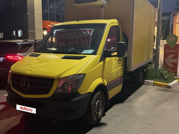 2018 Mercedes-Benz Sprinter, жёлтый, 1600000 рублей