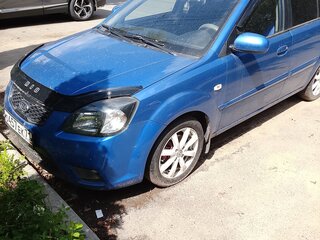 2010 Kia Rio II Рестайлинг, синий, 500000 рублей, вид 1