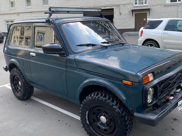 1998 Lada (ВАЗ) 2121 (4x4) I Рестайлинг, синий, 380000 рублей - вид 2