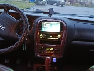 2005 Hyundai Sonata ТагАЗ IV (EF) Рестайлинг, серебристый, 420000 рублей, вид 5