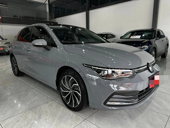 2022 Volkswagen Golf VIII, серый - вид 2