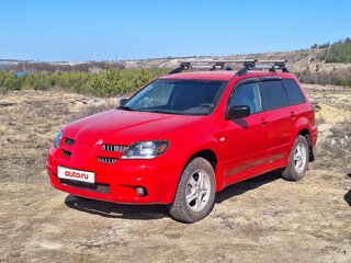 2003 Mitsubishi Outlander I, красный, 1250000 рублей, вид 1