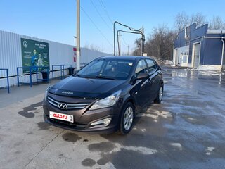 2016 Hyundai Solaris I Рестайлинг, коричневый, 899000 рублей, вид 1