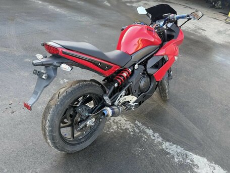 2011 Kawasaki ER-4F (Ninja 400R), красный, 350000 рублей, вид 5