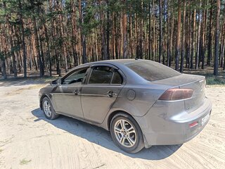 2008 Mitsubishi Lancer X, серый, 490000 рублей, вид 3