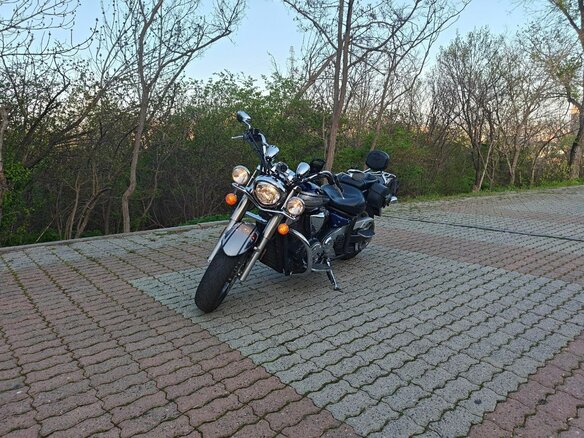 2009 Yamaha XVS1300, синий, 850000 рублей - вид 15