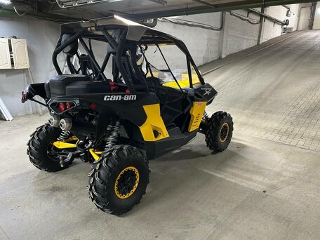 2013 BRP Can-Am Maverick X RS DPS, жёлтый, 1400000 рублей, вид 5
