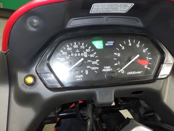 1995 Honda FX 650 Vigor, красный, 463000 рублей - вид 10