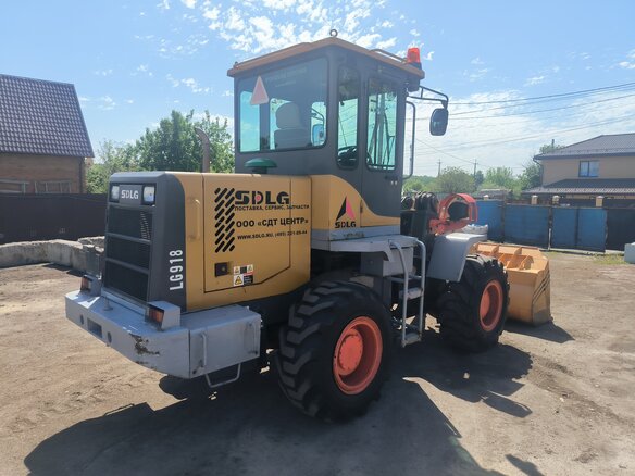 2011 SDLG LG 918, жёлтый - вид 3