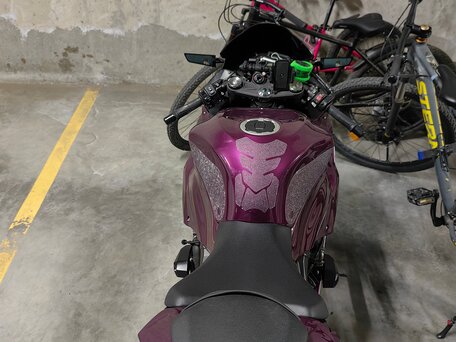 2020 Kawasaki ZX-6R Ninja, фиолетовый, 1400000 рублей, вид 4