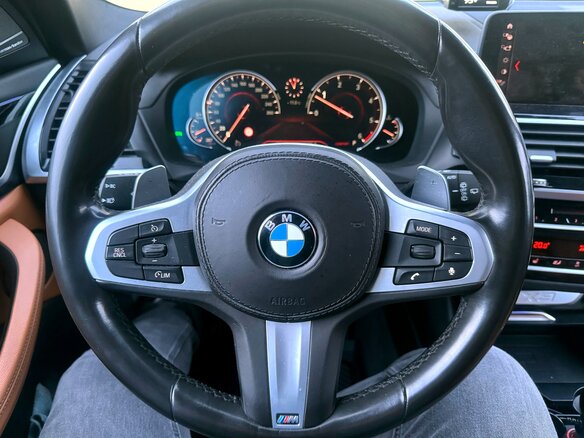 2019 BMW X3 30d xDrive III (G01), синий, 4400000 рублей - вид 7