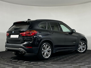 2017 BMW X1 20i xDrive II (F48), чёрный, 1839000 рублей, вид 2