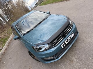 2019 Volkswagen Polo V Рестайлинг, голубой, 1050000 рублей, вид 5