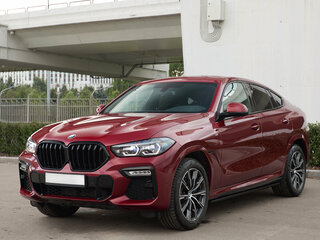 2021 BMW X6 40i III (G06), красный, 7189000 рублей, вид 1