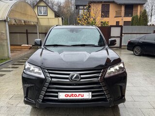2019 Lexus LX 570 III Рестайлинг 2, чёрный, 7450000 рублей, вид 1