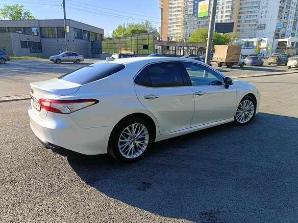2019 Toyota Camry VIII (XV70), белый - вид 7