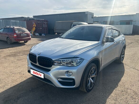 2015 BMW X6 30d II (F16), серебристый, 3199000 рублей