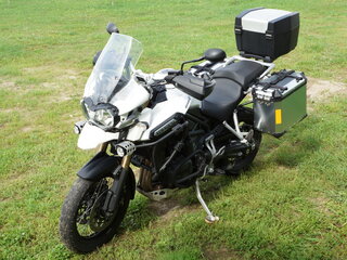 2014 Triumph Tiger Explorer, белый, 810000 рублей, вид 2