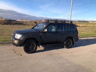 2007 Toyota Land Cruiser 100 Series Рестайлинг 2, чёрный, 2100000 рублей, вид 4