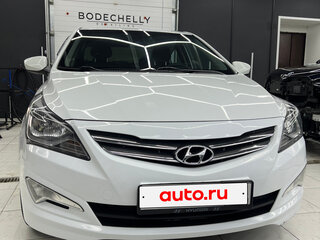 2015 Hyundai Solaris I Рестайлинг, белый, 1150000 рублей, вид 2