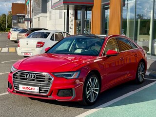 2019 Audi A6 55 TFSI V (C8), красный, 3390000 рублей, вид 1