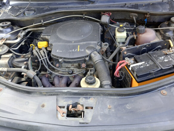 2008 Renault Logan I, серый, 205000 рублей - вид 4