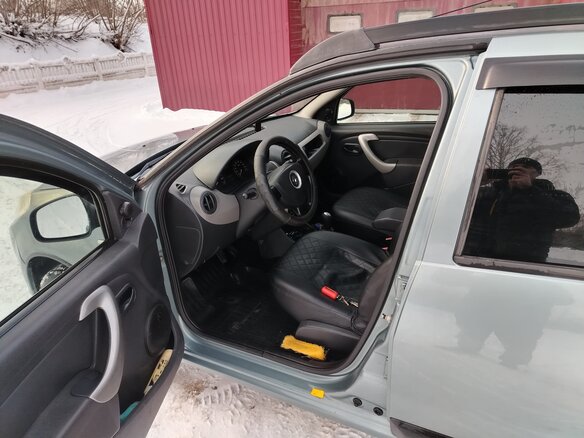 2011 Renault Sandero I, синий, 495000 рублей - вид 20