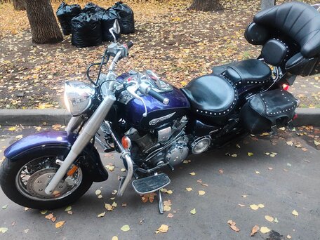 2003 Yamaha XV 1600 Road Star, фиолетовый, 530000 рублей, вид 2