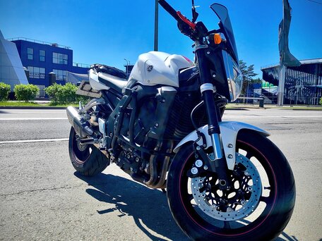 2008 Yamaha FZ1, белый, 500000 рублей, вид 1