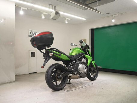 2008 Kawasaki ER-6N, зелёный, 395000 рублей, вид 5