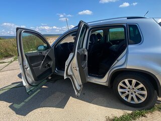 2010 Volkswagen Tiguan I, серый, 1090000 рублей, вид 3