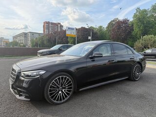 2021 Mercedes-Benz S-Класс 450 Long 4MATIC VII (W223), чёрный, 11900000 рублей, вид 2