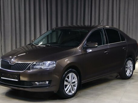 2019 Skoda Rapid I Рестайлинг, коричневый, 1099000 рублей, вид 1