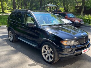2005 BMW X5 3.0i I (E53) Рестайлинг, чёрный, 900000 рублей, вид 1