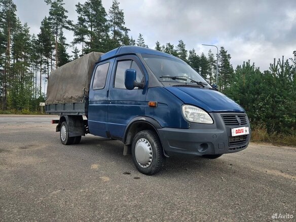2008 ГАЗ ГАЗель (33023/330273) Фермер, синий, 550000 рублей - вид 1
