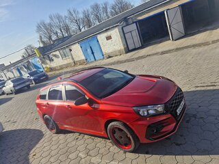 2018 Lada (ВАЗ) Vesta SW I, пурпурный, 1000000 рублей, вид 3