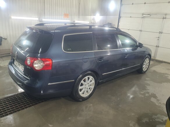 2007 Volkswagen Passat B6, синий, 450000 рублей - вид 6