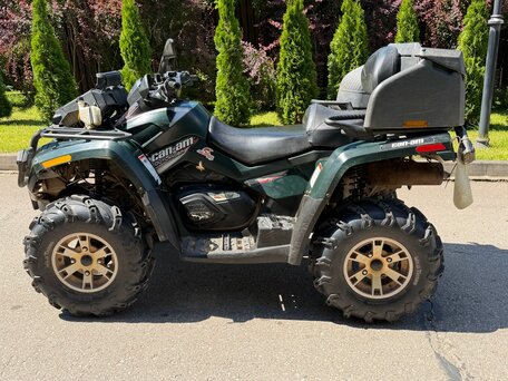 2008 BRP Can-Am Outlander Max XT 850, зелёный, 640000 рублей, вид 1