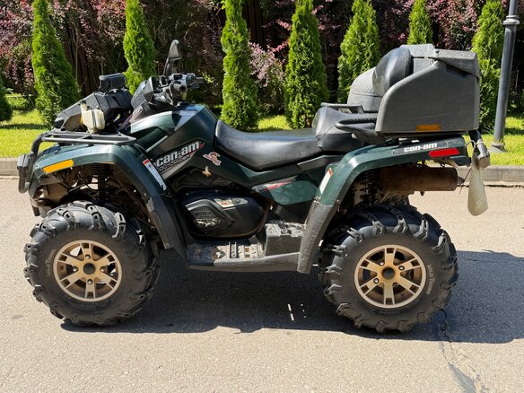 2008 BRP Can-Am Outlander Max XT 850, зелёный, 640000 рублей