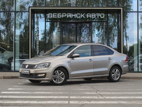 2016 Volkswagen Polo V Рестайлинг, бежевый, 1110000 рублей, вид 1