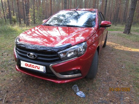 2017 Lada (ВАЗ) Vesta I, красный, 800000 рублей, вид 5