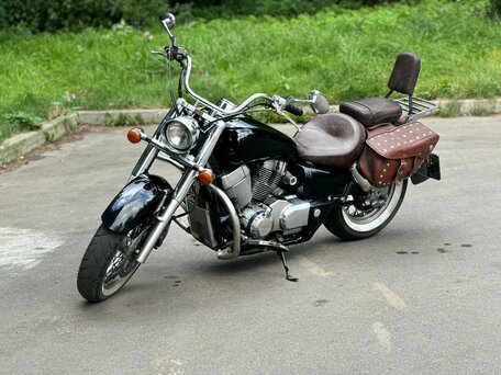 2004 Honda Shadow 750, чёрный, 450000 рублей, вид 1