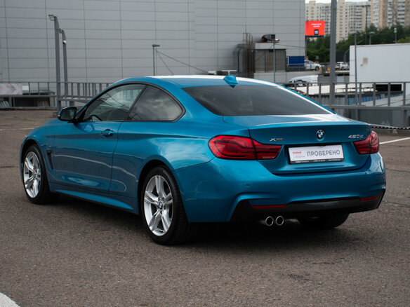 2018 BMW 4 серии 420d xDrive F32/F33/F36 Рестайлинг, синий - вид 7