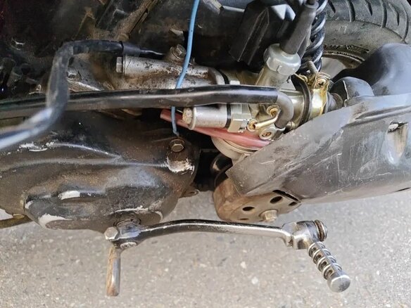 1999 Honda Dio, чёрный, 25000 рублей - вид 5