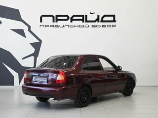 2008 Hyundai Accent ТагАЗ II, красный, 319900 рублей, вид 3