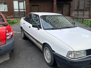 1991 Audi 80 IV (B3), белый, 150000 рублей, вид 2