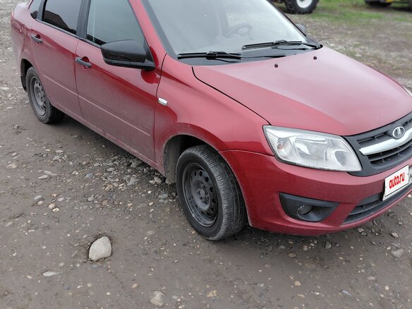 2017 Lada (ВАЗ) Granta I, красный, 450000 рублей