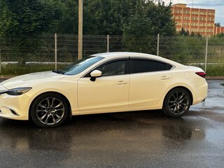 2015 Mazda 6 III (GJ) Рестайлинг, белый, 1700000 рублей, вид 4