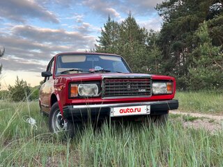 1991 Lada (ВАЗ) 2107, красный, 250000 рублей, вид 3